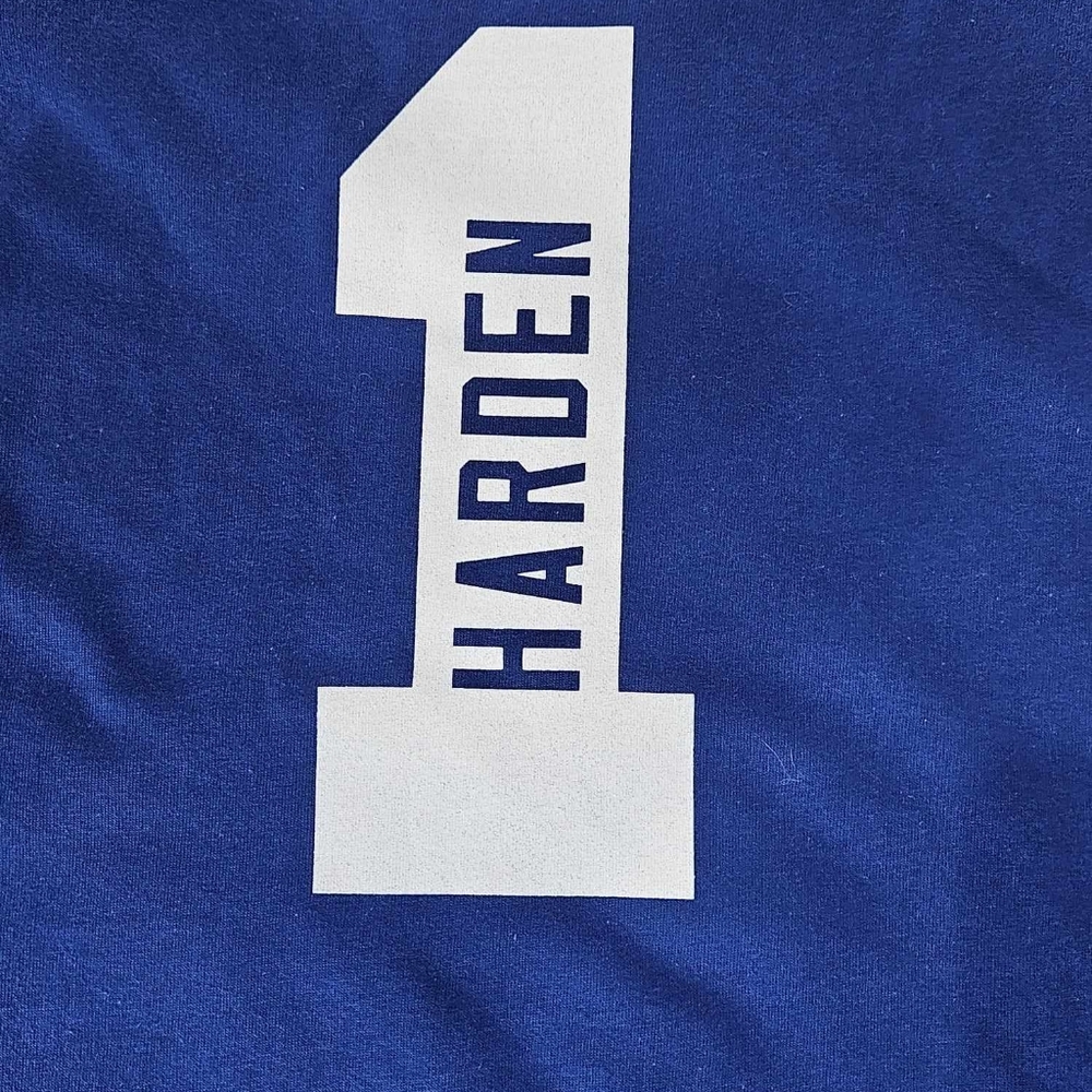 James Harden XL Philadelphia 76ers NBA Official Licensed‎ Product Jersey Tee NEW - Picture 9 of 10